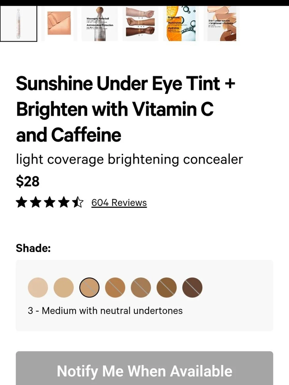 Milk Makeup Tinted Eye Brighten Pen - Shade 3